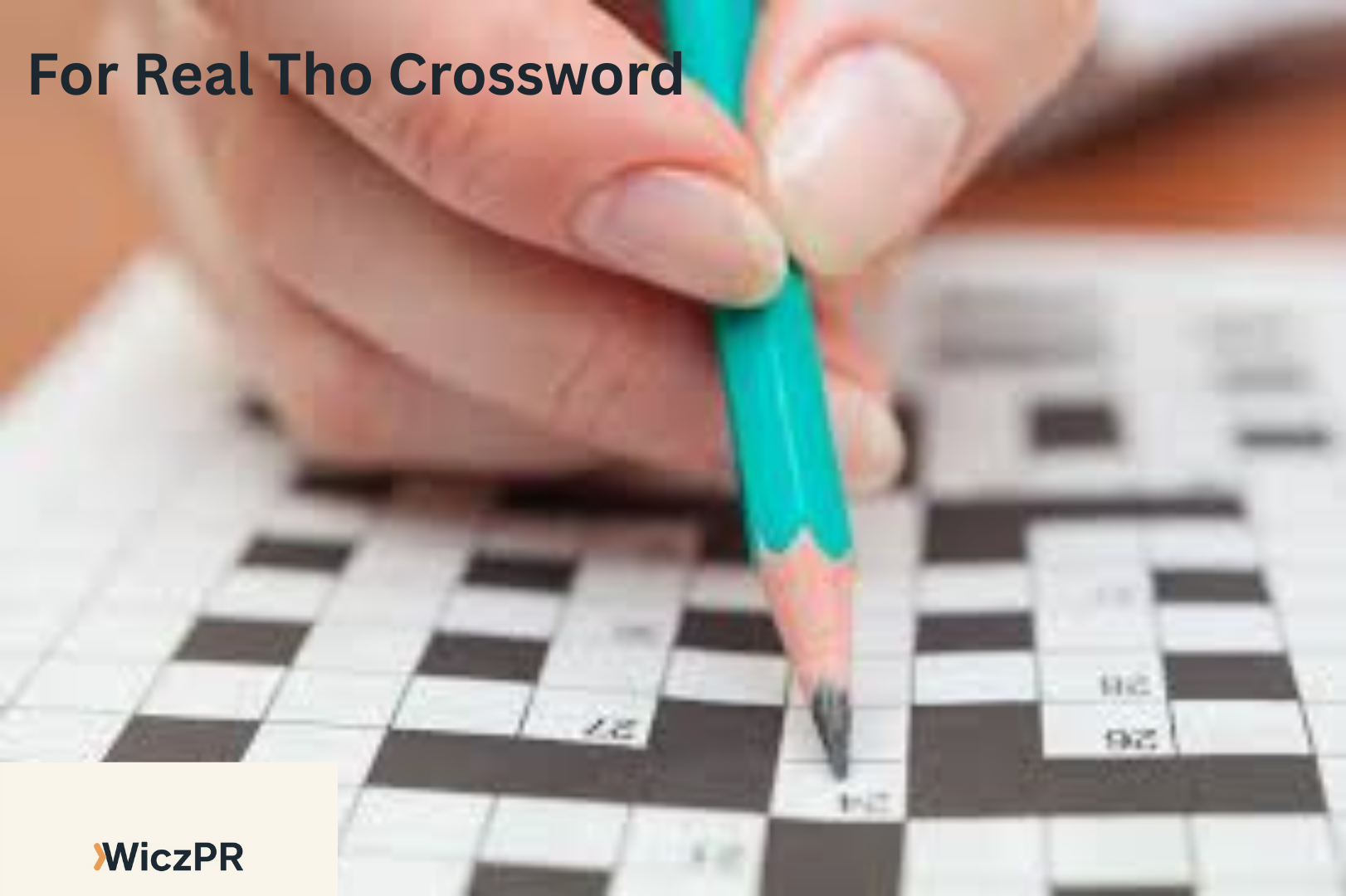 for real tho crossword